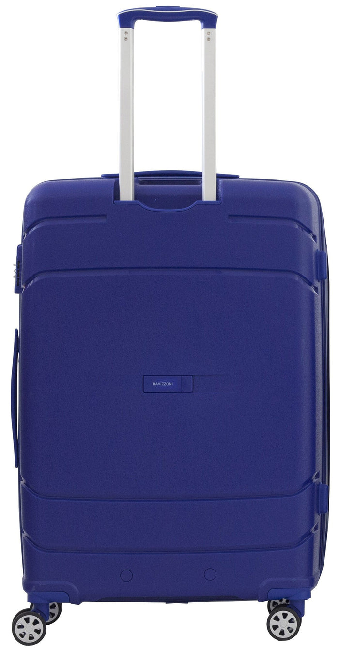 Trolley Valigia Grande Rigida in Polipropilene 4 Ruote TSA Ravizzoni Cuba Libre Blu