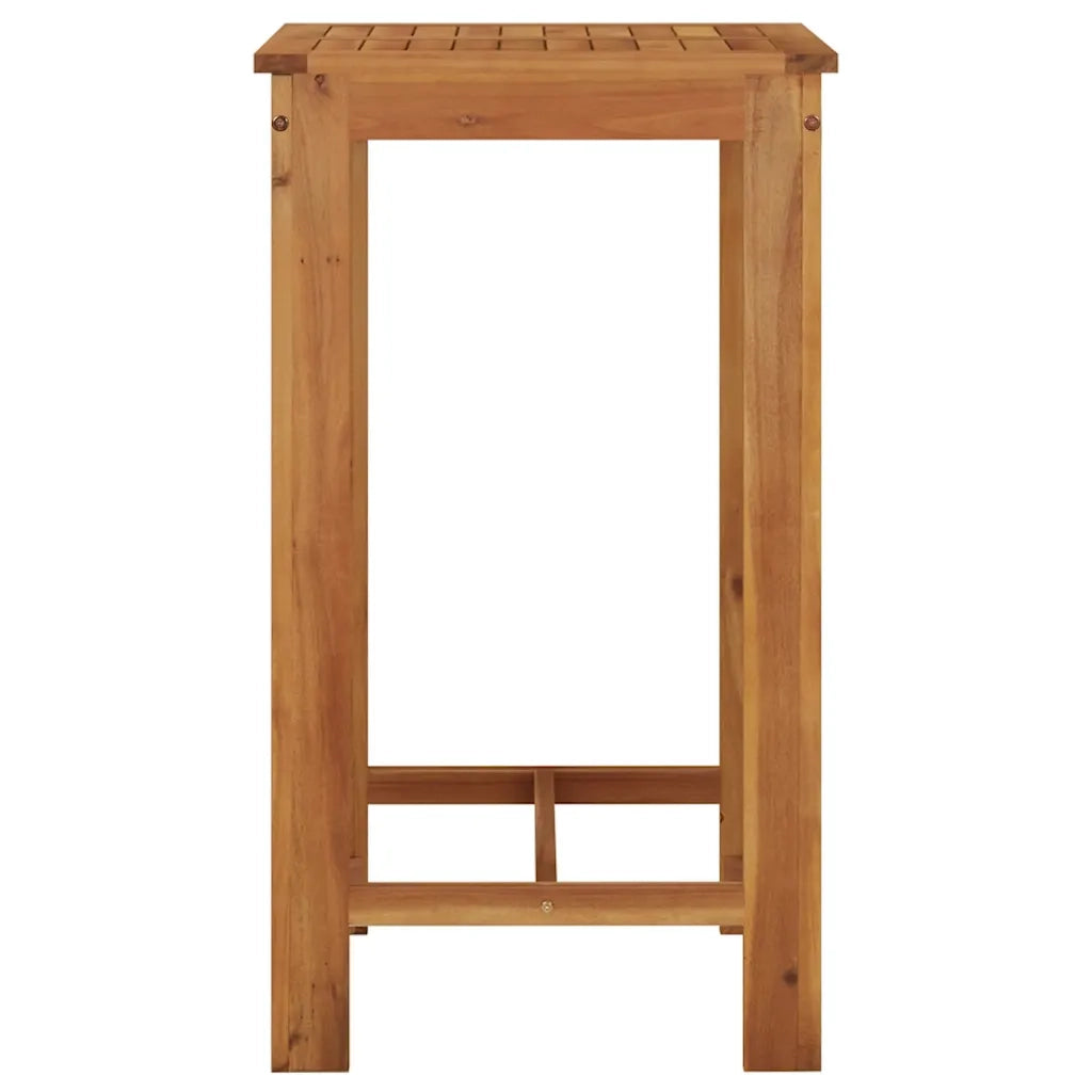 Tavolo da Bar da Giardino 60x60x105 cm Legno Massello di Acacia  cod mxl 34373
