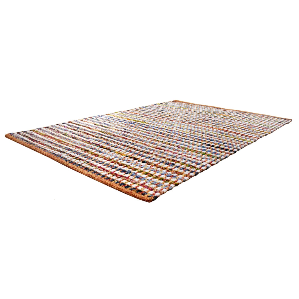 Tappeto Sienna 300 in juta e cotone multicolore