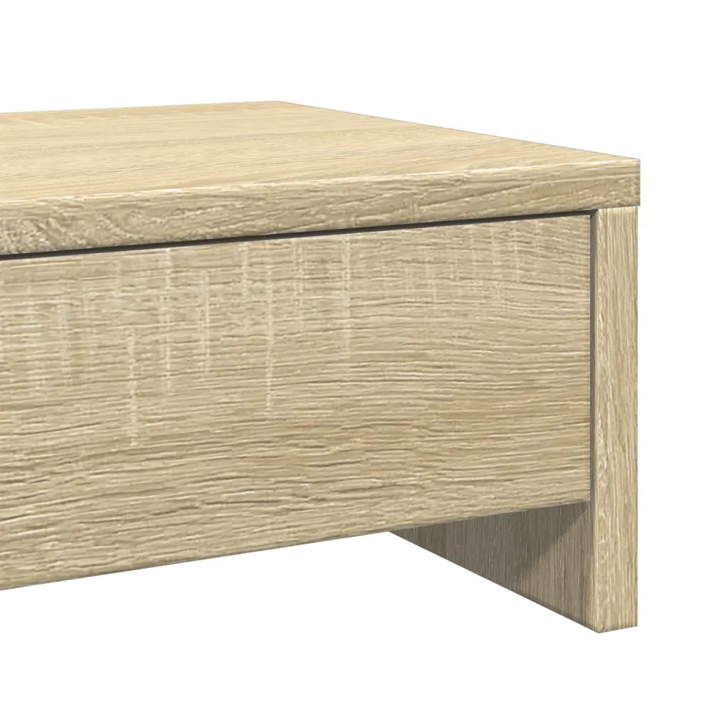 Supporto per monitor con cassetti in rovere Sonoma 100x27x15 cm in legno ingegnerizzato 854672