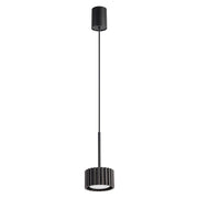 Lampada a sospensione AURA 1 nero Gx53