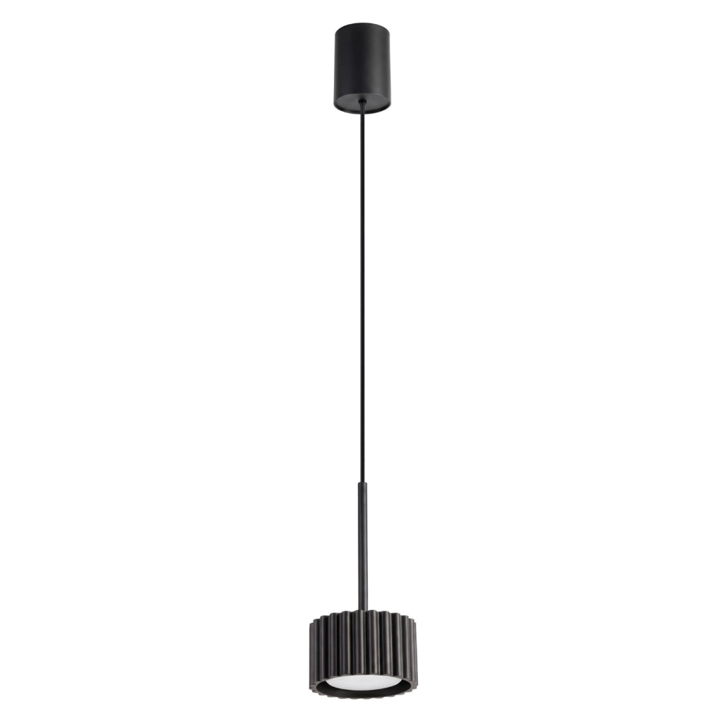 Lampada a sospensione AURA 1 nero Gx53