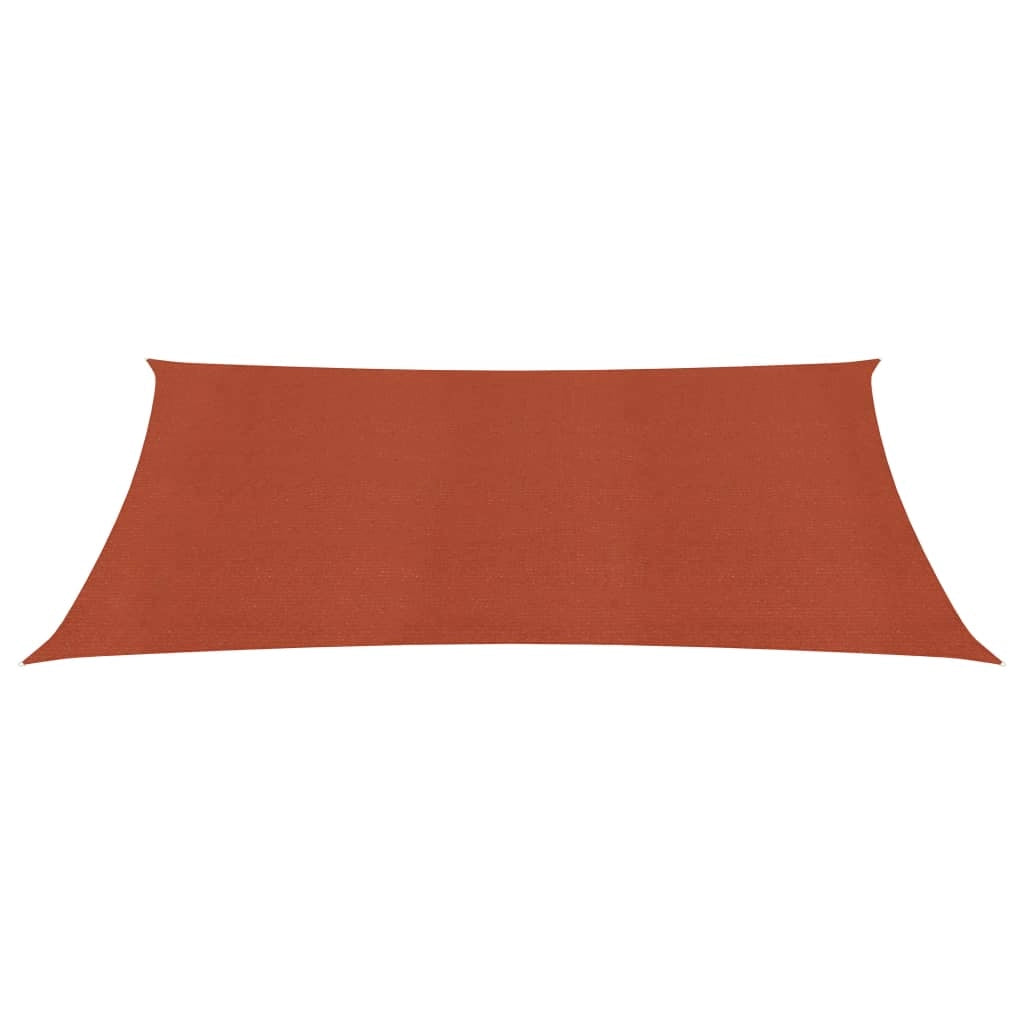Vela ombreggiante 160 g/m² terracotta 4 x 6 m HDPE 02_0009354