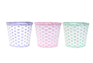 Set 6 Cesti in Vimini H 18 cm