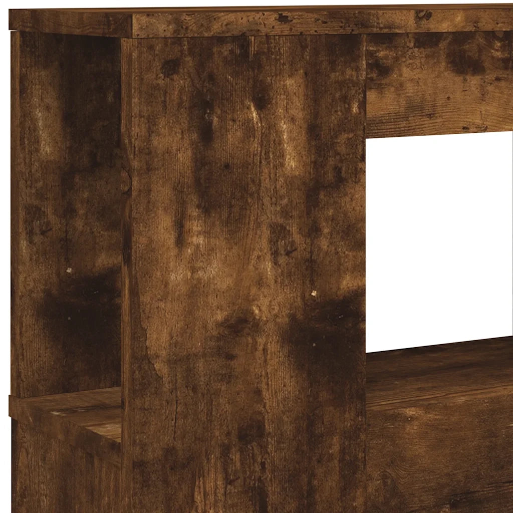 Testiera | Testata LED Rovere Fumo 180x18,5x103,5 cm Legno Multistrato