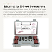 Kit di schiume per strumenti elettrici - 20 pezzi - Adatto per lavorazione del legno - Schiume efficaci - Ideale per - Codice prodotto: - Modello: - Dimensioni: - Peso: - Materiali: - Caratteristiche tecniche: - Garanzia: -