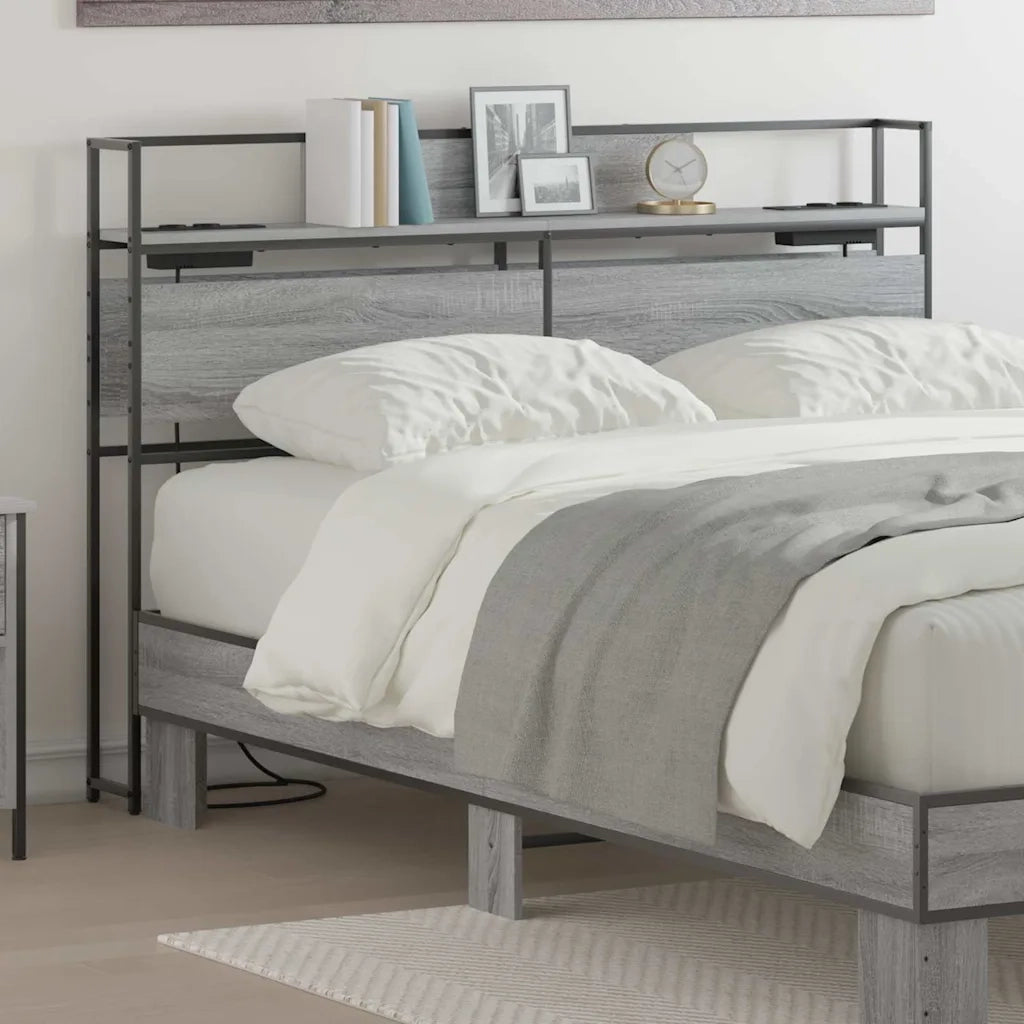 Testiera | Testata contenitore Grigio sonoma Legno multistrato