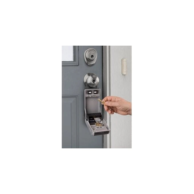 Master Lock 5480EURD Cassetta Portachiavi con Ansia Rimovibile Capacita' Aumentata 2 5x Combinazione a 4 Cifre Colore Grigio