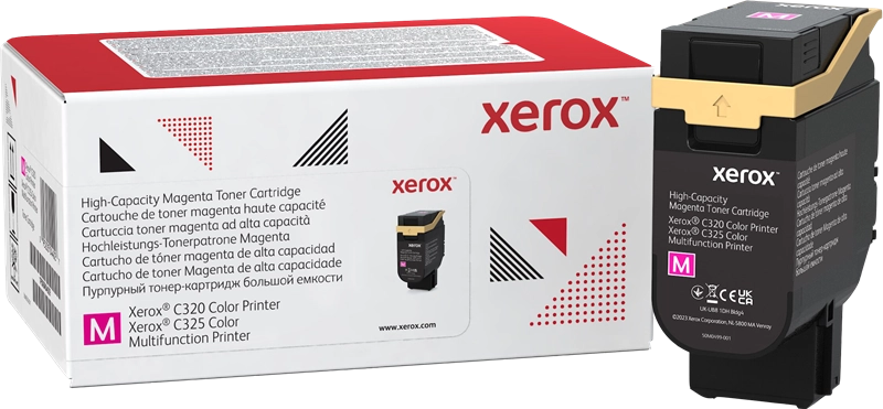 Xerox Cartuccia toner Magenta a Alta capacità da 5500 Pagine per Stampante a colori ® C320/multifunzione a colori ® C325 (006R04829)