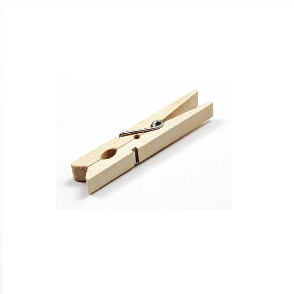 Mollette da bucato 50pz in legno naturale molletta stendino panni lavaggio panno