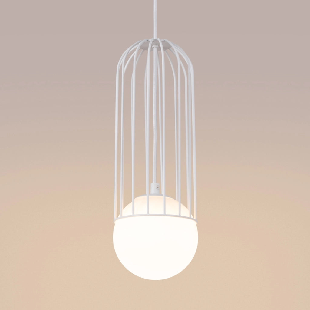 Lampada a sospensione BRINA 1 bianco