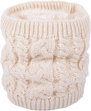 Calza Cervicale Estiva - Calza Cervicale Calda - Unisex - Calza Cervicale Strutturata con Doppia Campana - Ideale per Ciclisti, Motociclisti e Sciatori - Beige