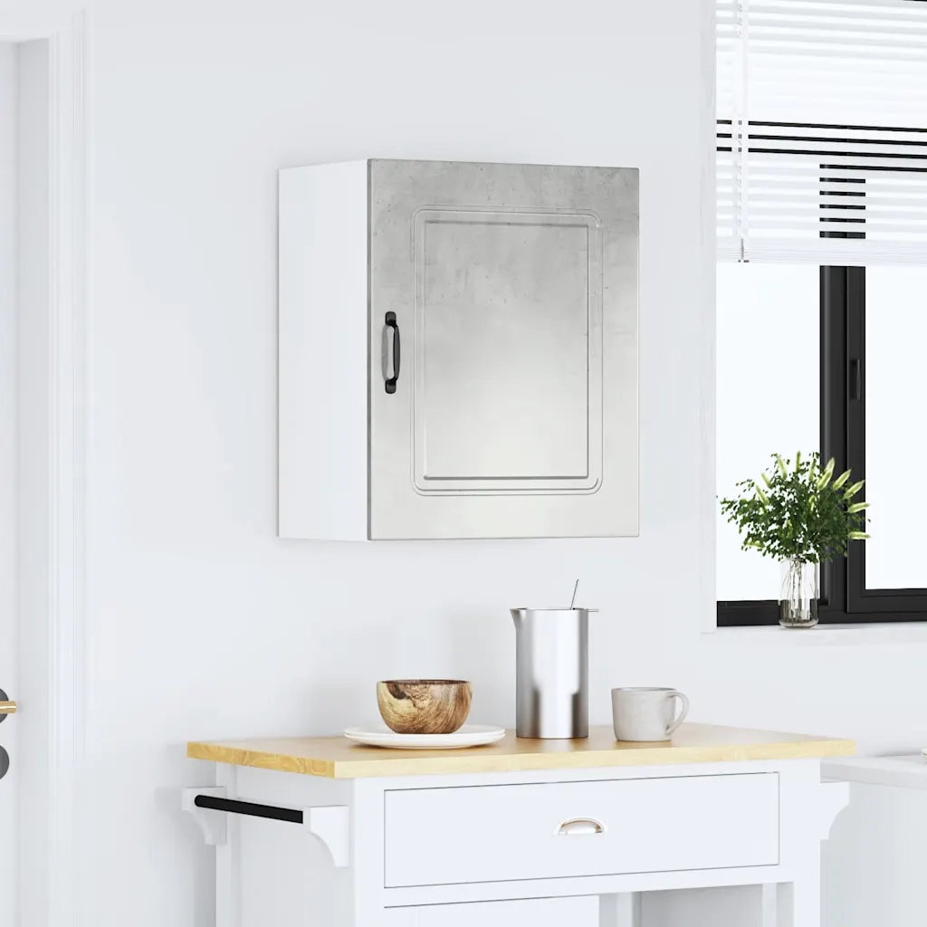 Pensile da cucina Kalmar in Legno Multistrato Grigio cemento 853565