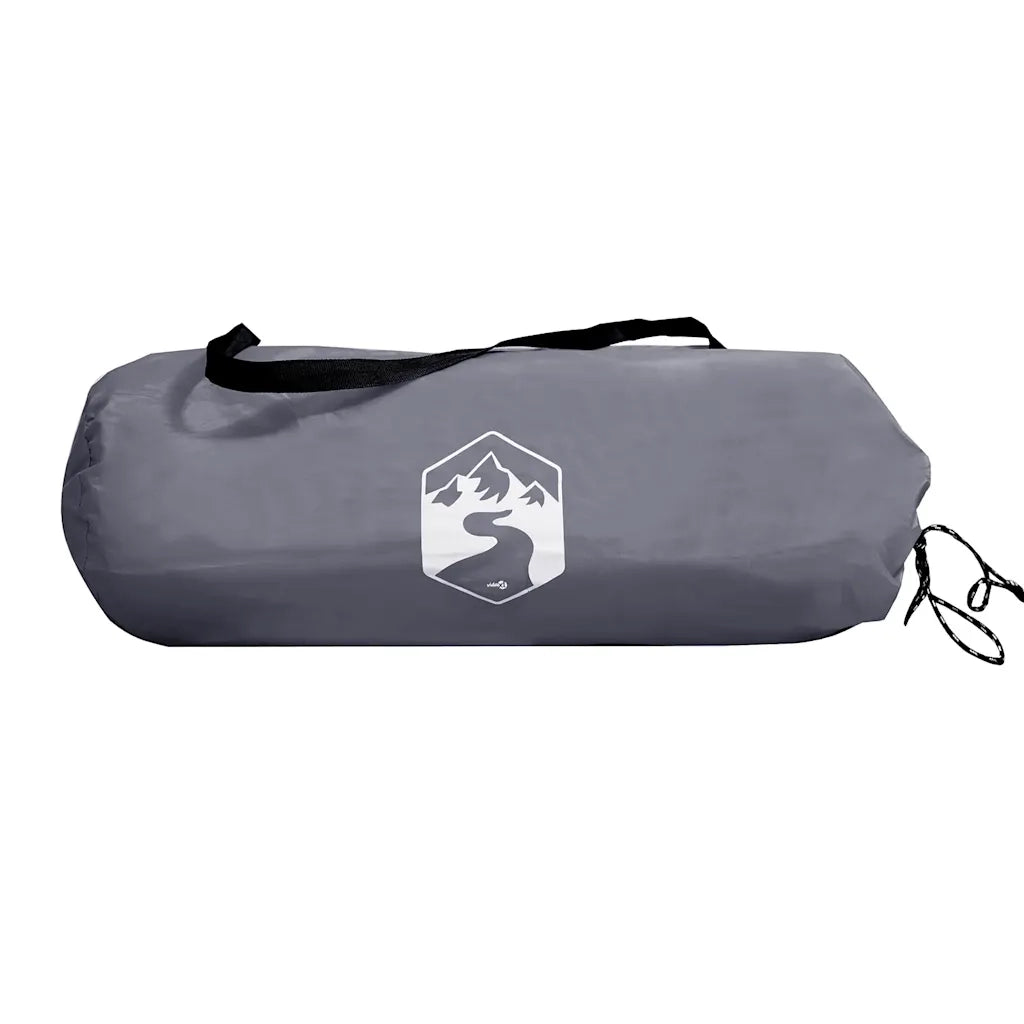 Telone da Campeggio Grigio/Arancione 420x440 cm Impermeabile 94678