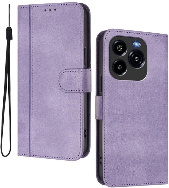 Portafoglio in pelle con chiusura a clip magnetica - custodia per carte - standard - assorbe shock - protezione 360° - custodia per telefono