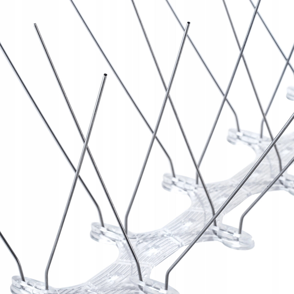 KADAX Punte anti-piccioni in acciaio inox, 25 cm, dense e resistenti, 9 pezzi, 3M