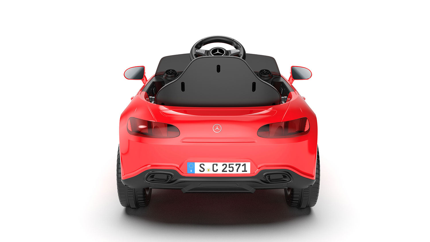 Macchina Elettrica per Bambini 12V con Licenza Mercedes CLS Small Rosso