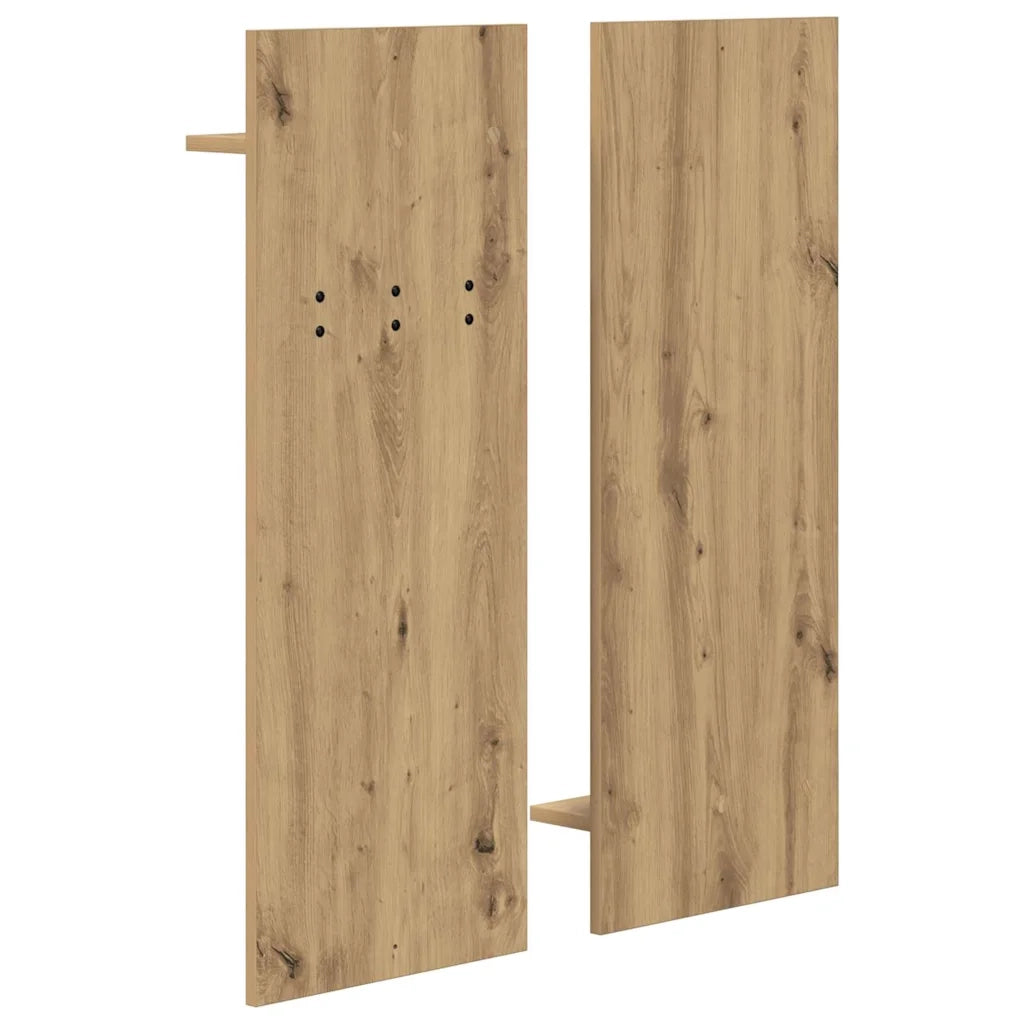 Appendiabiti a muro Rovere artigianale 70 x 10 x 90 cm 874530