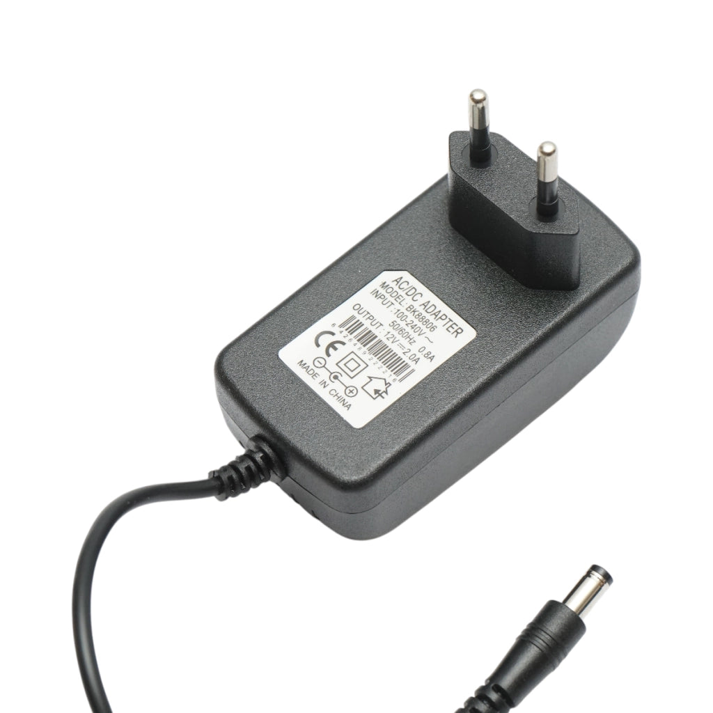 Adattatore di alimentazione 12V 2A AC/DC universale, spina jack 2,1x5,5x11mm Breckner Germany