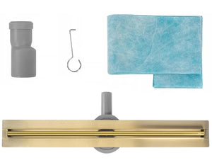 Scarico Lineare Rea Neox Slim Pro Gold 80
