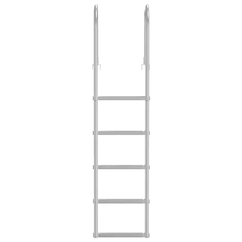 Scala da Dock a 5 Gradini Argento 45 ¡Á11,5 ¡Á190 cm Alluminio CFW6469177