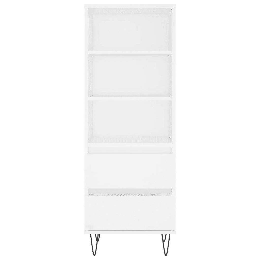 Credenza-Buffet-Armadio da cucina Bianco 40x36x110 cm in Legno Multistrato 295957