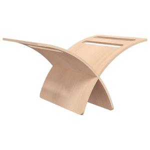 Portariviste da Pavimento in Legno Colore Naturale 241217