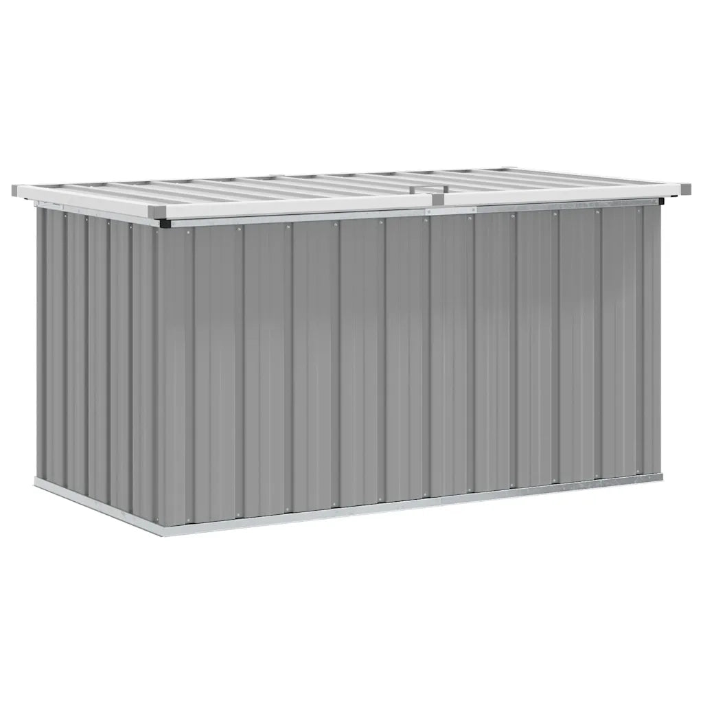 Baule da Giardino Grigio 129x67x65 cm 46262
