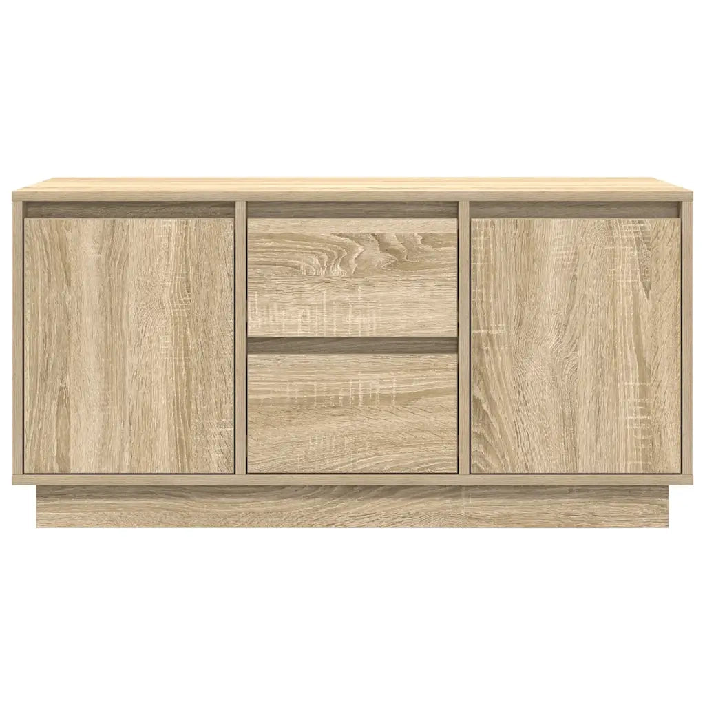 Mobile Porta TV con Luci LED Rovere Sonoma 100x41x50 cm 861411