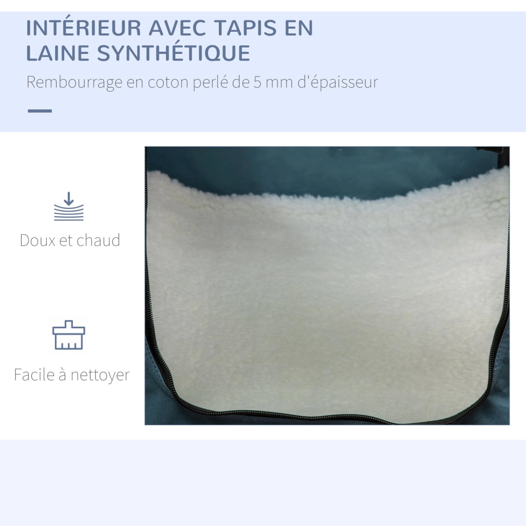 Borsa da trasporto pieghevole per animali domestici ¨C Minimal ¨C Blu Nero 69x51x51 cm