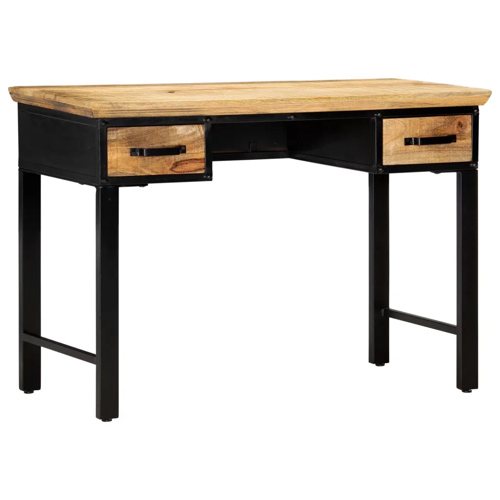 Scrivania 110x50x76 cm in Legno Massello di Mango cod mxl 66899