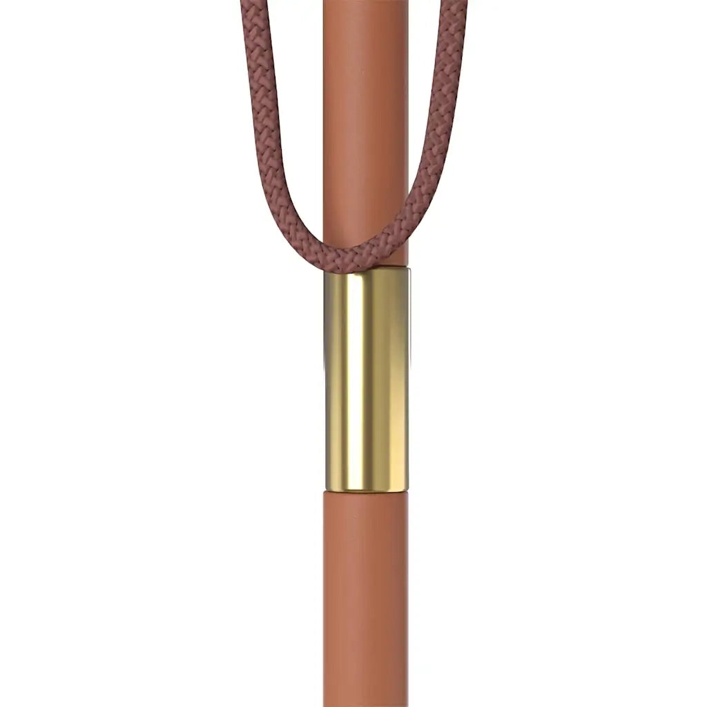 Ombrellone da Esterni con Palo in Legno 150x200 cm Antracite 44535