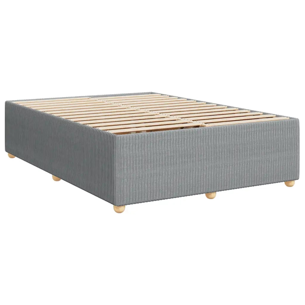 Giroletto senza Materasso Grigio Chiaro 140x190 cm Tessuto