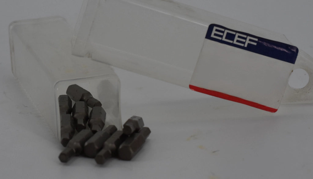 INSERTI PER VITI ESAGONO 4 mm - 10 pezzi- ECEF