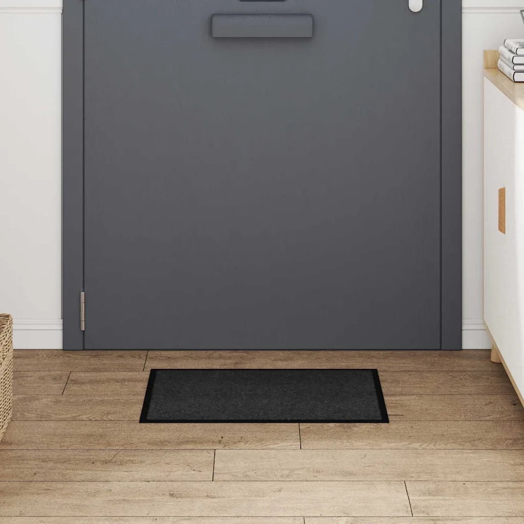 Tappetino Antracite 60 x 40 x 1.2 cm Tessuto Teddy 42013434