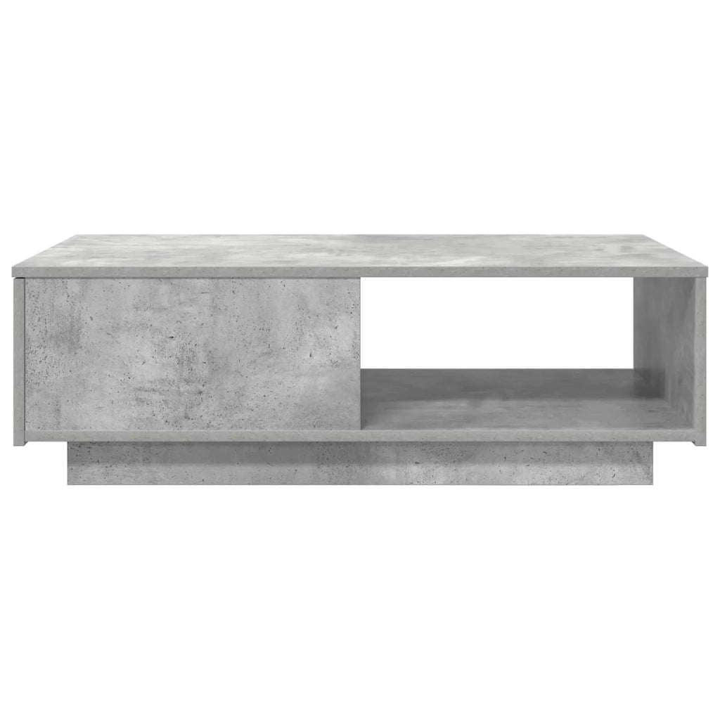Tavolino da salotto con cassetto Grigio cemento 95 x 55 x 31 cm 8000183