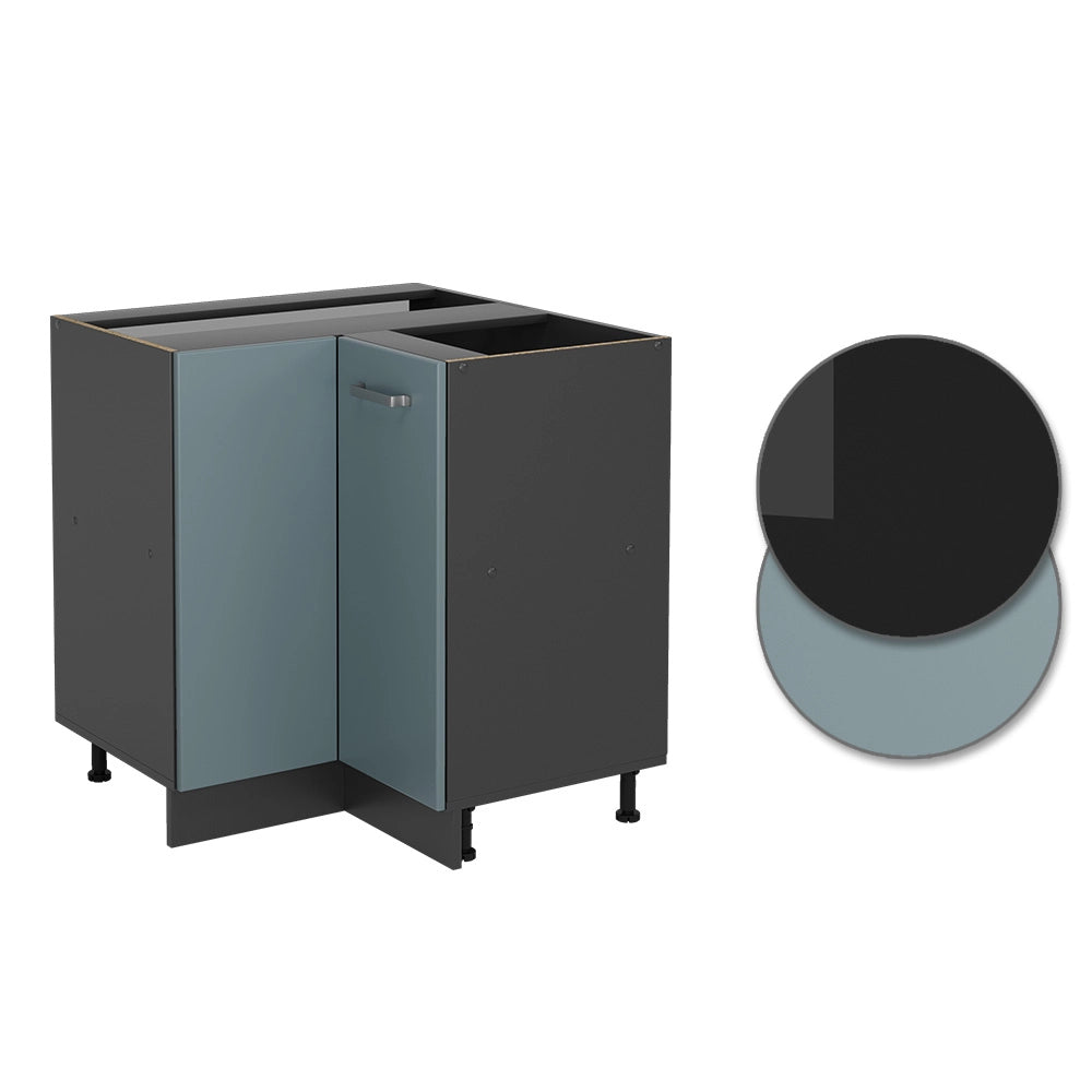 Vicco Mobile ad angolo cucina Grigio-blu 75.6 cm senza piano di lavoro