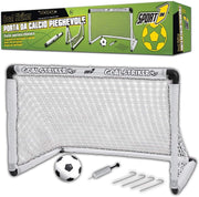 Porta da calcio pieghevole, porta calcio gonfiabile 90x56x61, porta calcetto pieghevole, porta calcio goal striker, port