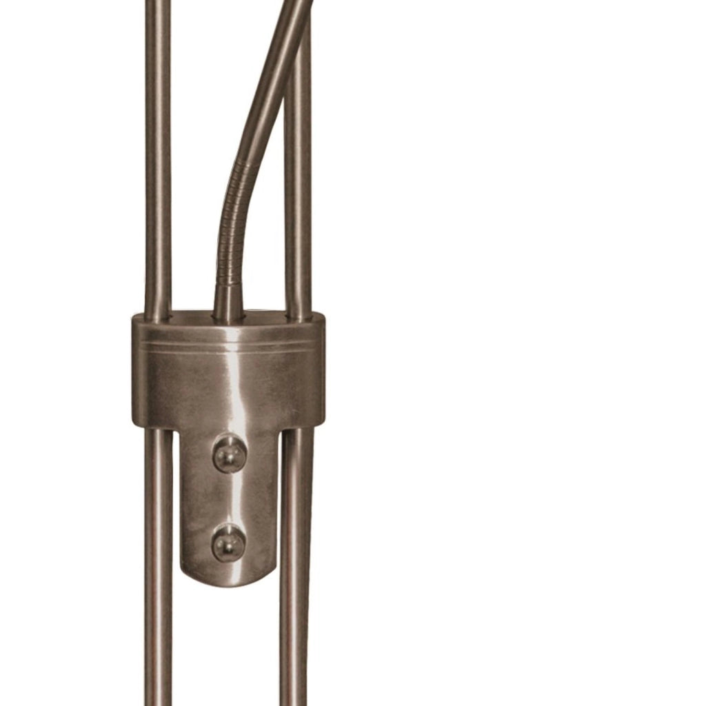 Piantana Contemporaneo Mother Child Acciaio Adjustable Vetro 1 Luce R7S