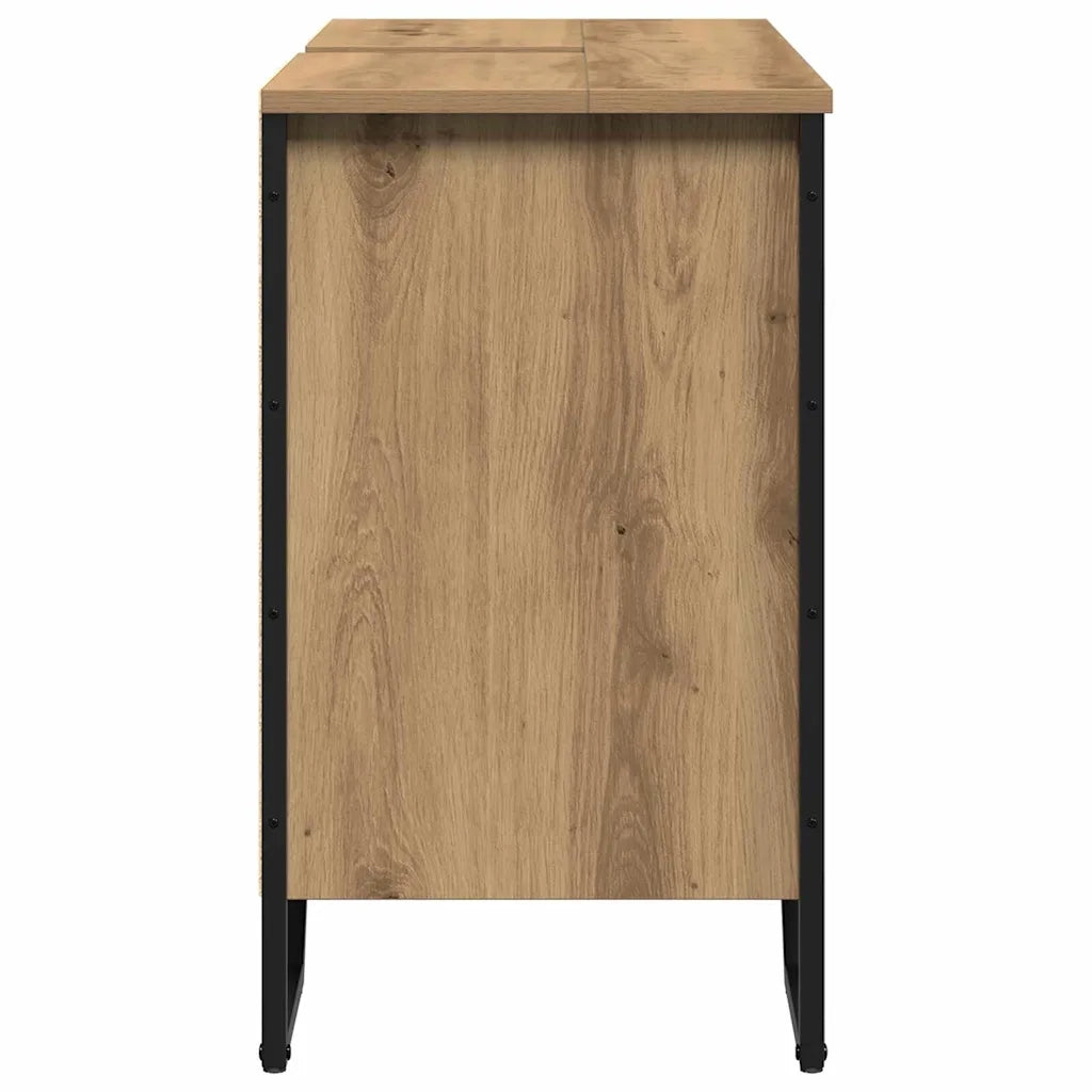 Armadio per Lavabo da Bagno Rovere artigianale 91 x 35 x 60 cm 869181