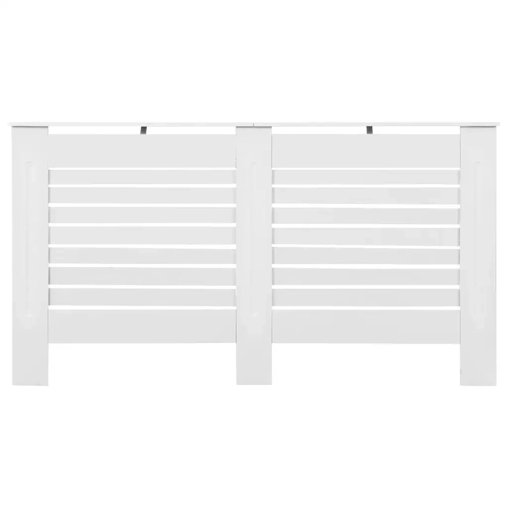 Coperture per Radiatori 2 pz Bianche 152x19x81,5 cm in MDF CFW5703712