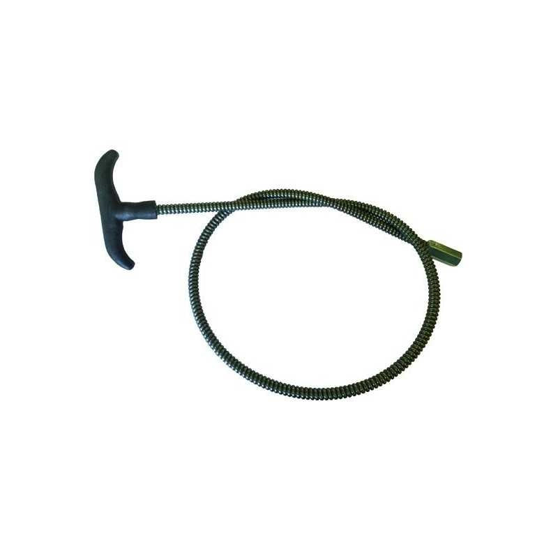 Aste per Scovoli Filetto 12Ma Ferro Molla-Flexi H. 100 Cm