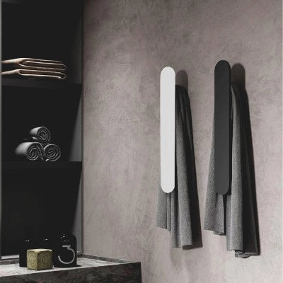 Scaldasalviette elettrico Ness 48 cm bianco opaco 40W in ceramica
