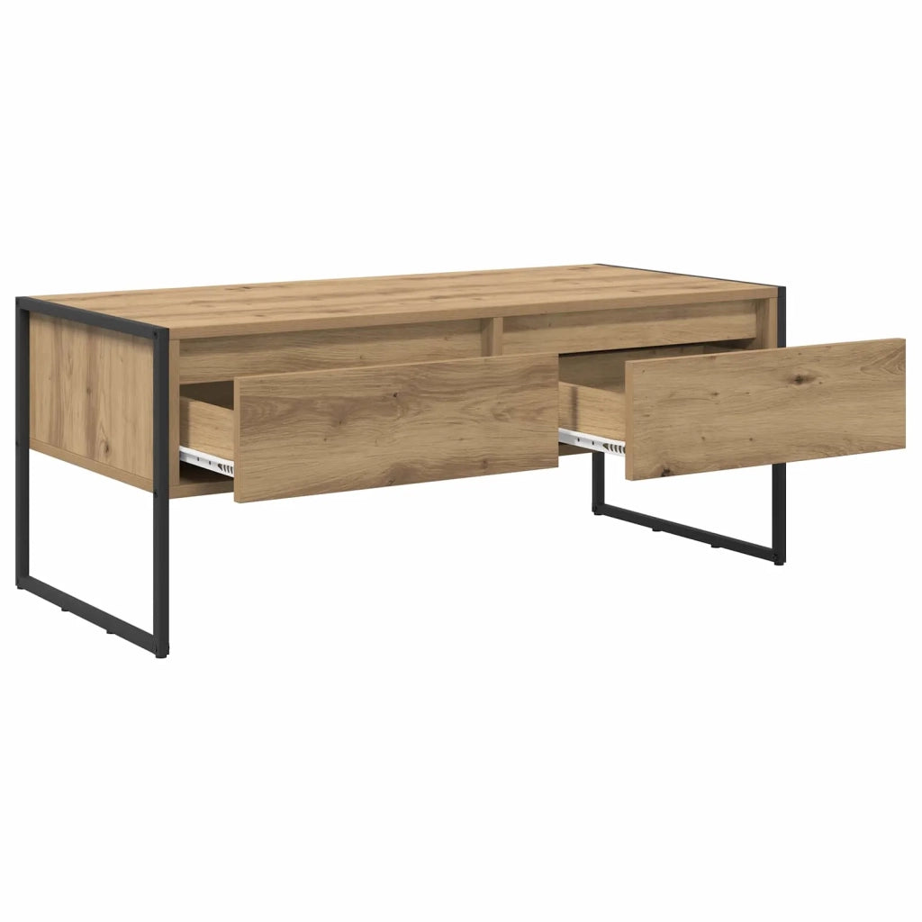 Tavolino da salotto Rovere Artigianale 100 x 46 x 40 cm