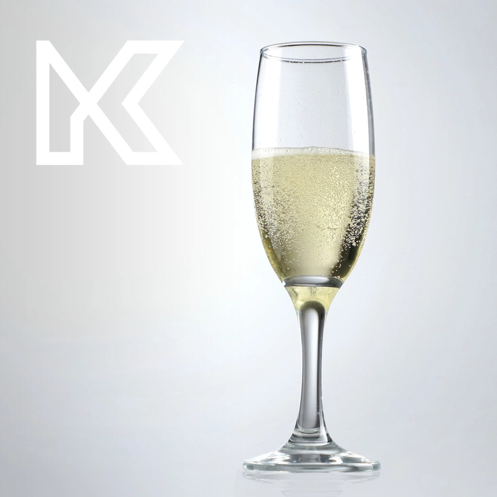 Set di 6 bicchieri da champagne/prosecco KADAX da 190 ml