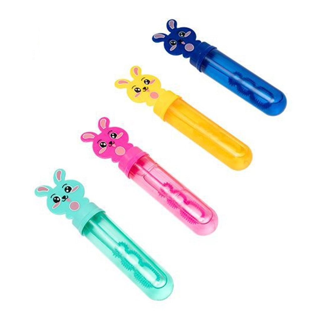 Trade Shop - Set 6 Pz Tubo Bolle Di Sapone Con Coniglietto Bacchetta Da 35 Ml Per Bambini 6560287 -