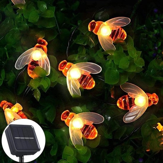 Illuminazione Solare per Giardino - Catena di Luce alimentata da Energia Solare 20 Led per Esterno - Istantanea IP65 impermeabile per Esterno - Illuminazione per Giardino per Casa, Terrazza, Cancello, Festa, Natale
