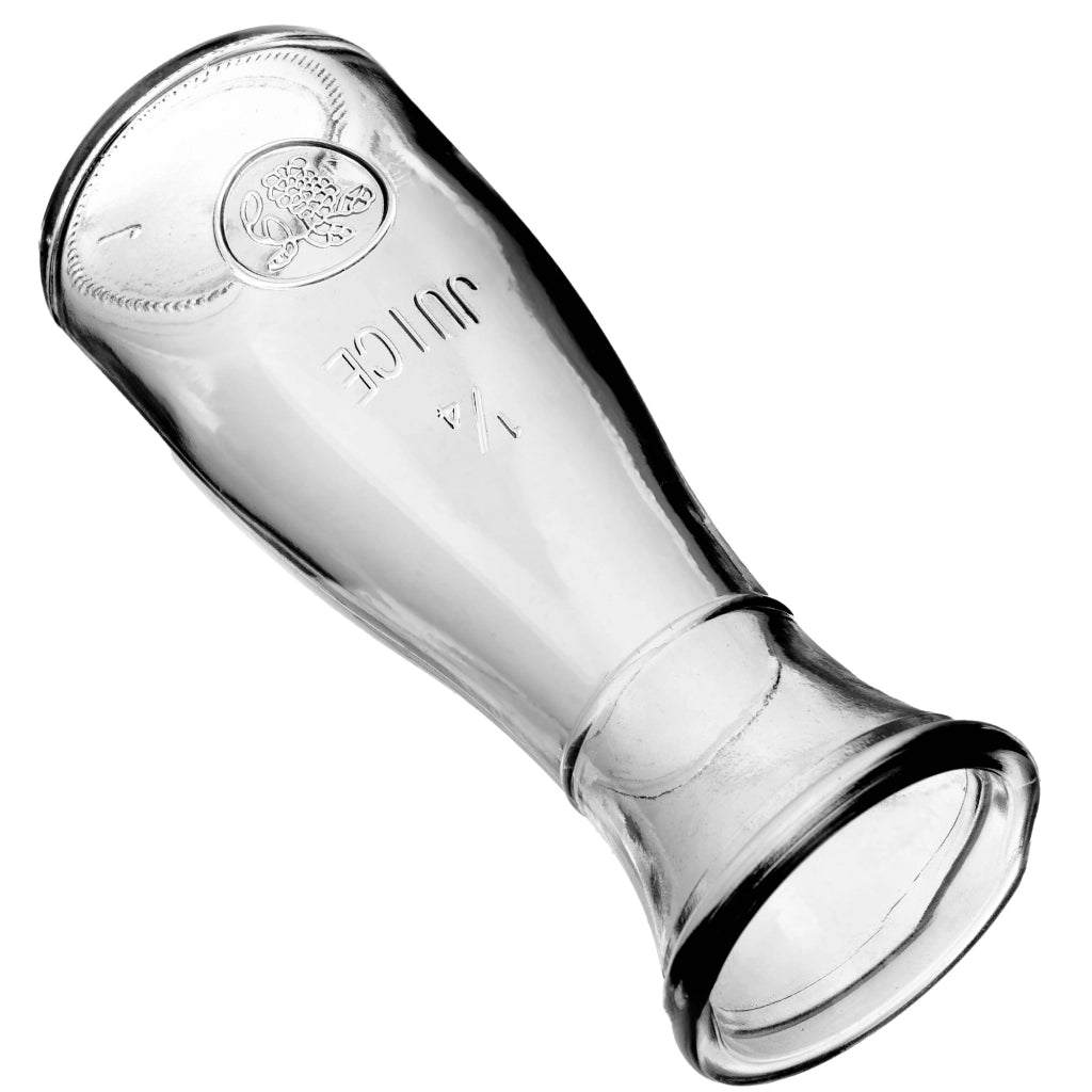 Set di 2 caraffe in vetro KADAX da 250 ml per acqua, acqua e limonata.
