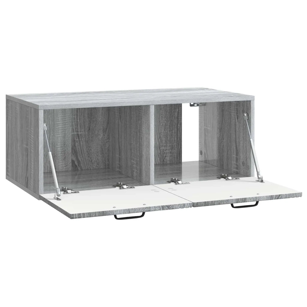 Mobile Porta TV da Muro Grigio Sonoma 78,5 x 41 x 30 cm
