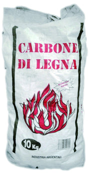 CARBONE DI LEGNA ARGENTINO sacco da kg.10 circa